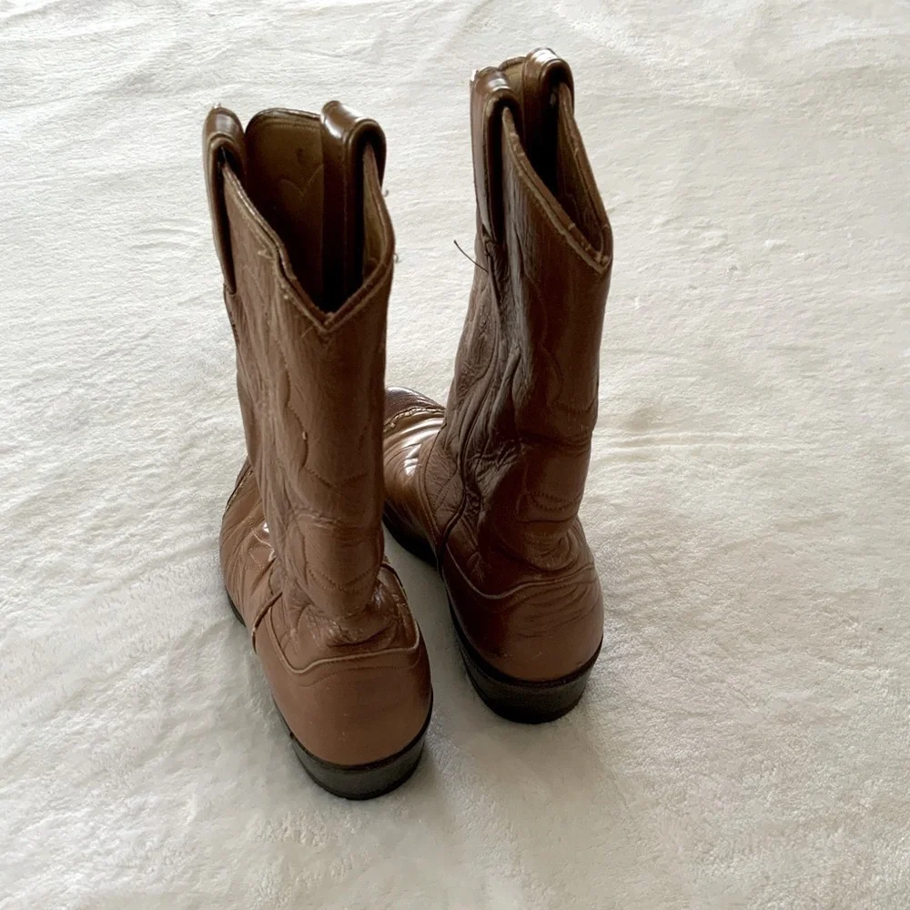 𝅺VINTAGE Tony Lama Lizard Wingtip #7070 Cowgirl Boots